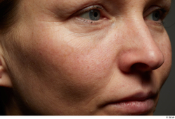 Eye Face Mouth Nose Cheek Skin Woman White Slim Wrinkles Studio photo references